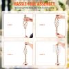 10PCS 55cm/21.65' Tall Crystal Wedding Flower Stand, Metal Wedding Centerpiece Vase, Gold Flower Holders Floral Display Rack for Tables Wedding Dinne