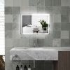 LED Bathroom Vanity Mirror 32x24 Inch Smart Touch Dimmable 3 Colors Makeup Mirror