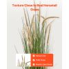 Artificial Grass Plant, 2 Pack 59 inch Horsetail Reed Grass in Pot, Premium PVC Faux Fake Greenery Shrubs Plant for Indoor Outdoor House Home Garden