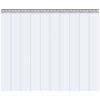 Clear PVC Strip Curtain, 84 in Height x 60 in Width x 0.08 in Thickness, 10 PCS Walk in Freezer Cooler Curtain Strips, Smooth Waterproof Plastic Door