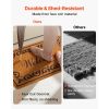 Door Mat, Welcome Doormat for Outdoor Entrance, 29.5" x 17" All-Weather Faux Coir Entryway Mat with Non-Slip Backing, Low-Profile & Easy-to-Clean Fro
