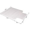 90 x 120 x 0.2cm PVC Home-use Protective Mat for Floor Chair Transparent