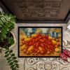 Crawfish Boil Doormat Front Door Mat Indoor Outdoor Rugs for Entryway, Non Slip Washable Low Pile, 24H X 36W
