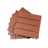 One box of 11 pieces, 300 * 300 * 22mm per piece Outdoor garden floor tiles Pool wood plastic DIY buckle splicing wpc