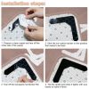 4/8pcs High Quality Non-slip Anti-drill Carpet Stickers Suitable For Living Room Dining Room Bathroom Rugs, Prevent Rugs From Moving And Rolling Edge