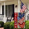 4th Of July Patriotism Linen Double Sided Garden Flag (12''x18''); Home Decor; Anniversary Independence Day Outdoor Decor; Yard Decor; Garden Decorat