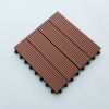 One box of 11 pieces, 300 * 300 * 22mm per piece Outdoor garden floor tiles Pool wood plastic DIY buckle splicing wpc